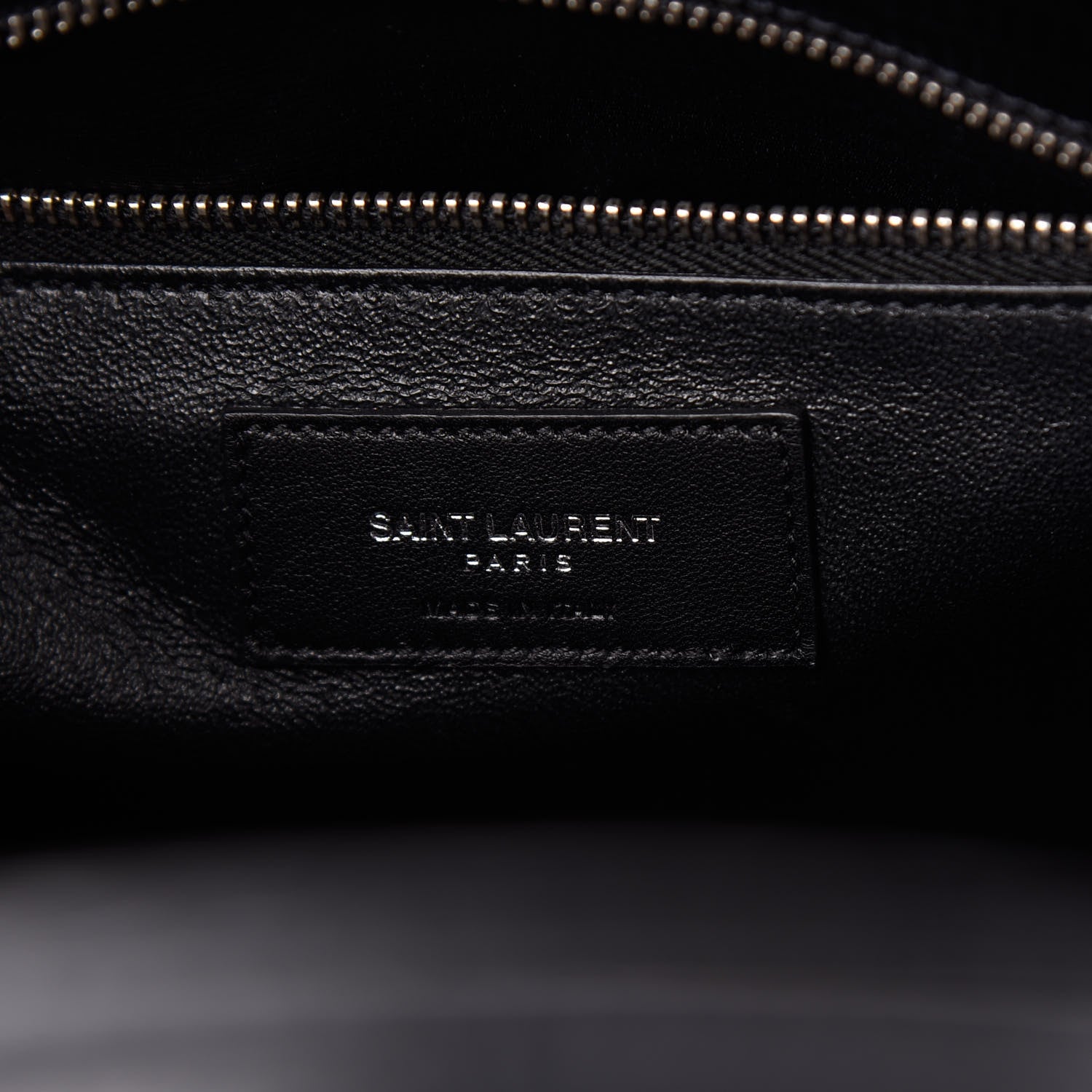 Saint Laurent Lizard Embossed Calfskin Small Sac De Jour Black 6 of 9