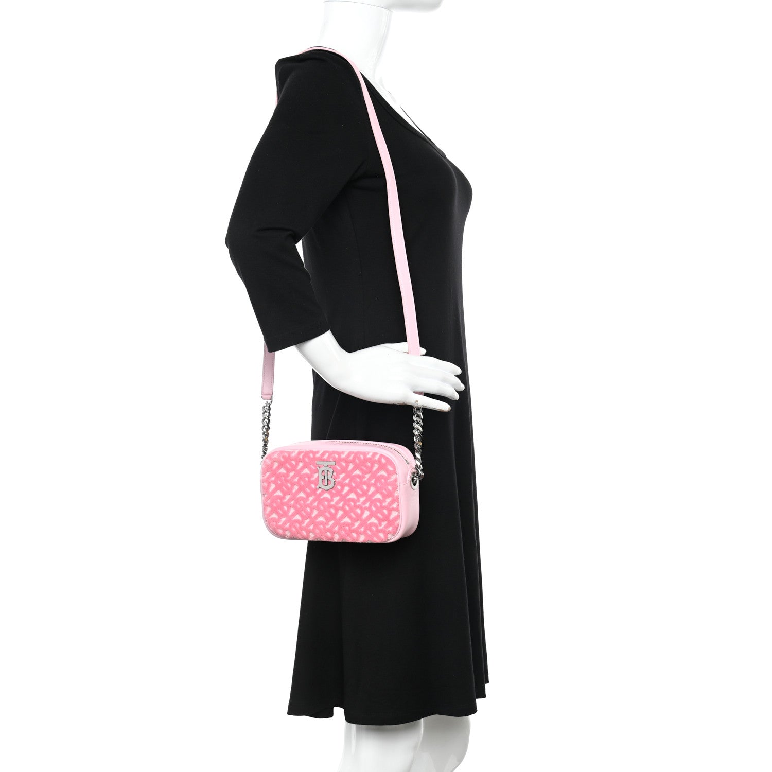 Burberry Towel Small Lola Camera Bag Rose Pink 2 of 9