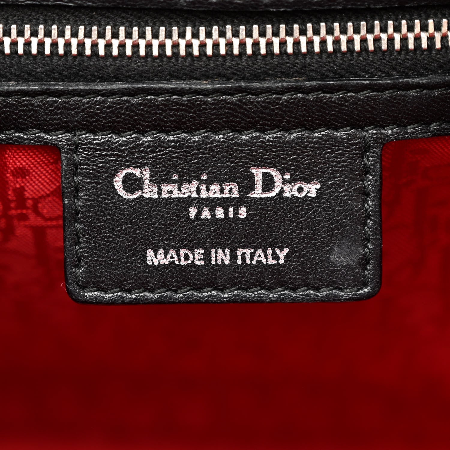 Christian Dior Lambskin Cannage Large Lady Dior Black 6 of 13
