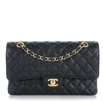 Chanel Caviar Quilted Medium Double Flap Black 1 of 8