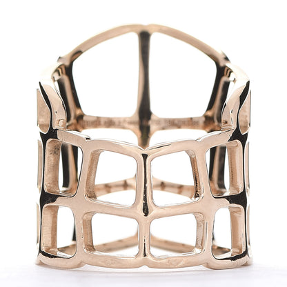 Hermes 18K Rose Gold GM Niloticus Ombre Ring 51 5.75 3 of 5
