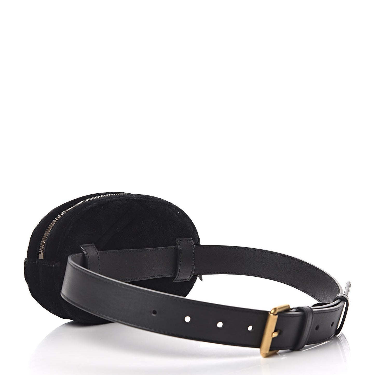 Velvet Matelasse Marquise Crystals GG Marmont Belt Bag 75 30 Black