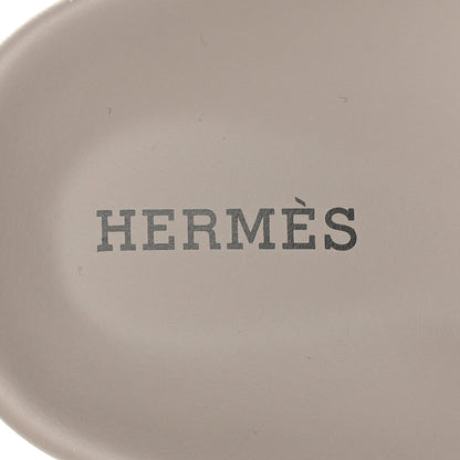 Hermes Calfskin Womens Chypre Sandals 38.5 Beige Mastic 8 of 9