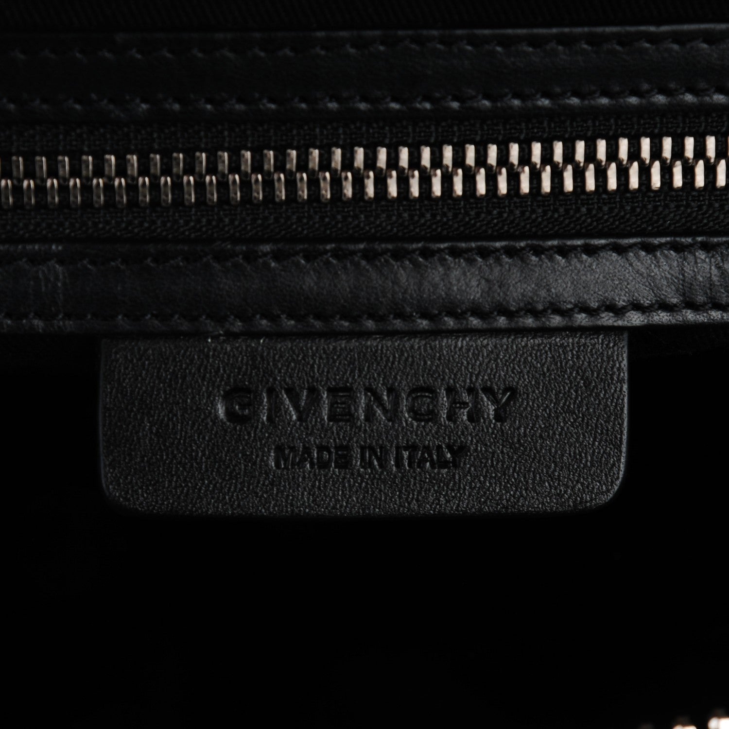 Givenchy Shiny Lord Calfskin Medium Antigona Black 6 of 7