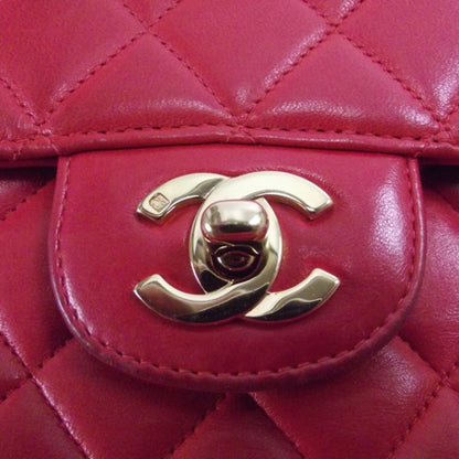 Chanel Lambskin Double Sided Small Flap Red 13 of 13