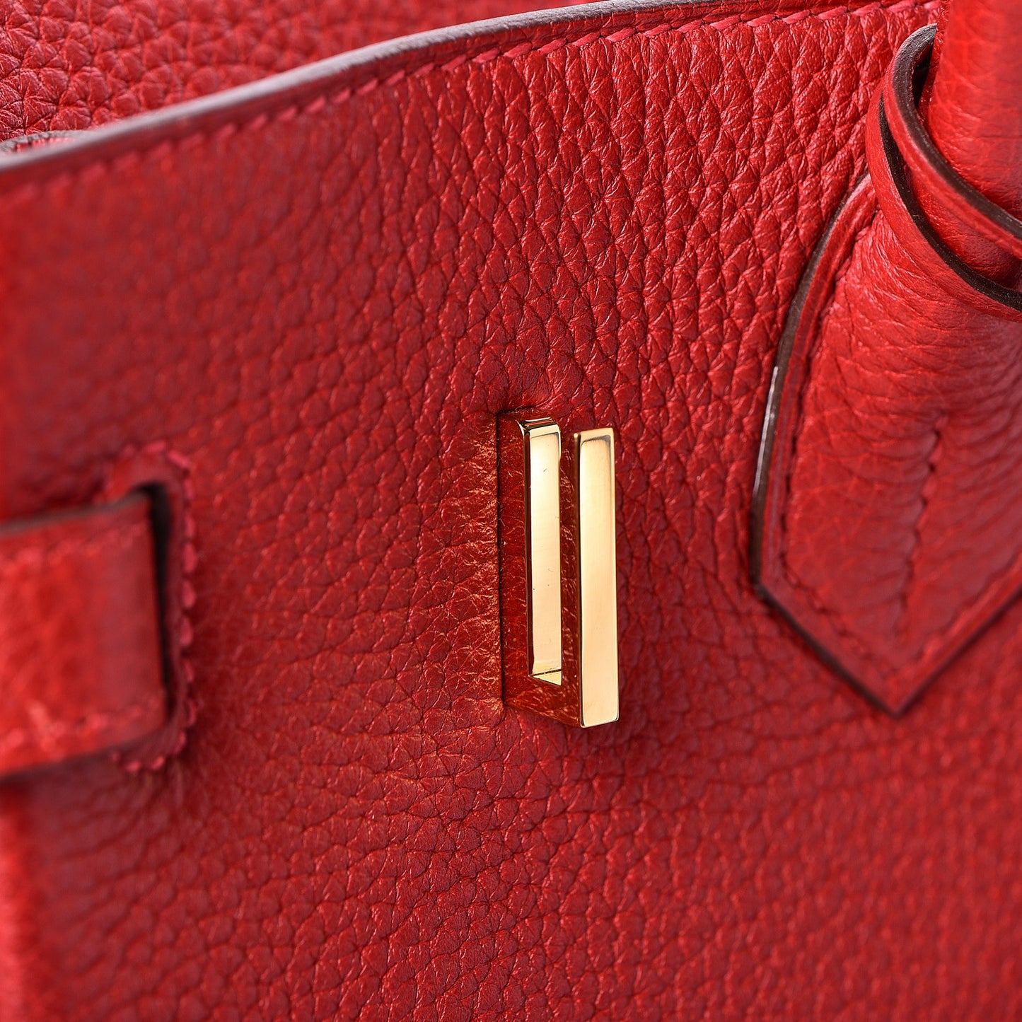 Togo Birkin 30 Rouge Casaque