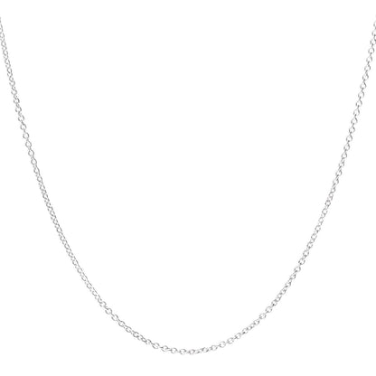 Tiffany 18K White Gold Chain Necklace 16" 1 of 4