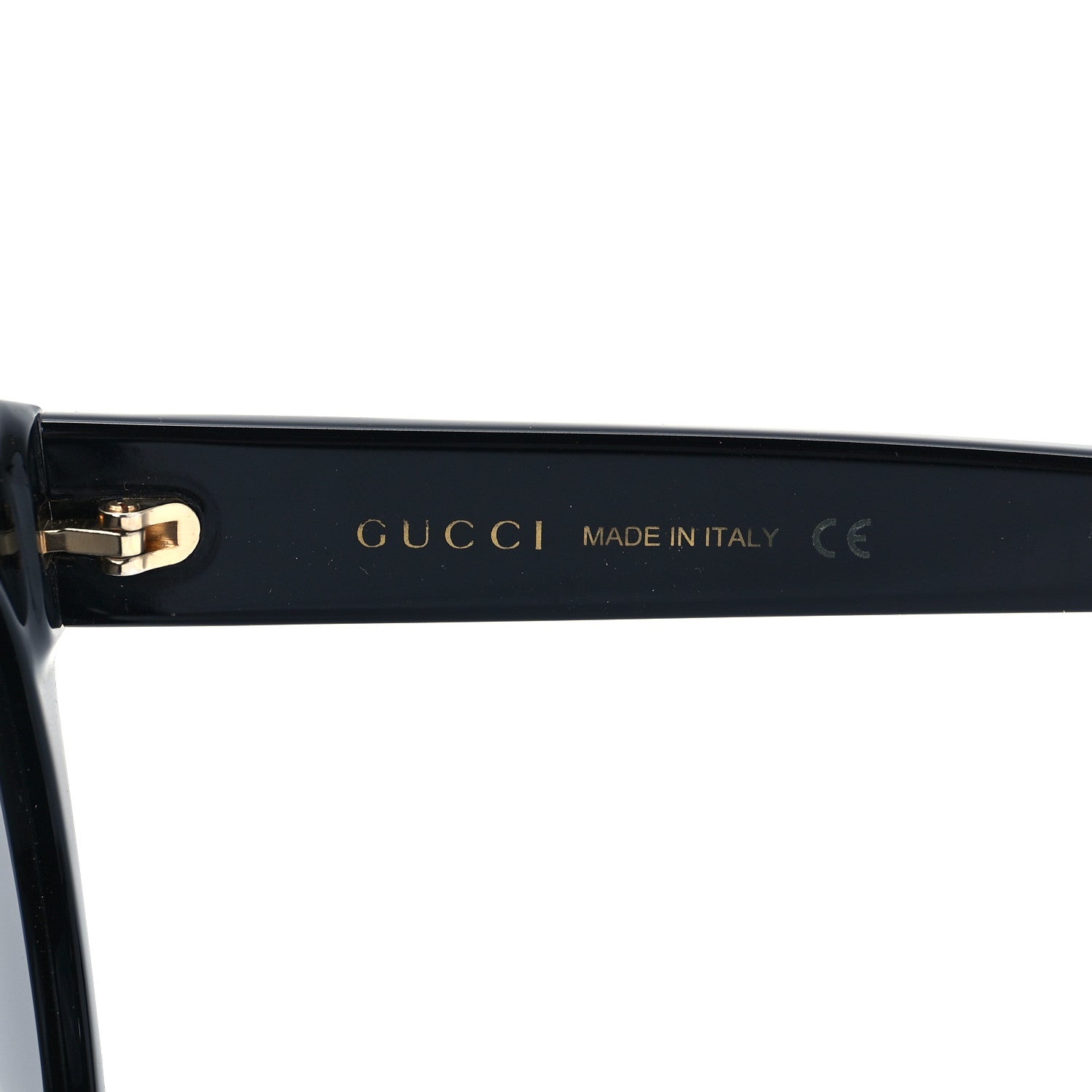 Gucci Round GG Sunglasses GG0028S Black 6 of 7