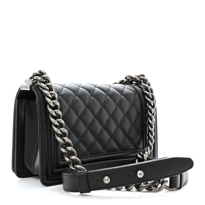 Chanel Caviar Quilted Small Boy Flap Black 5 of 21