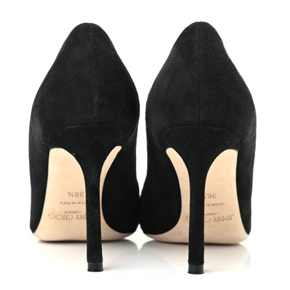 Jimmy Choo Suede Romy 85 Pumps 36.5 Black 6 of 11