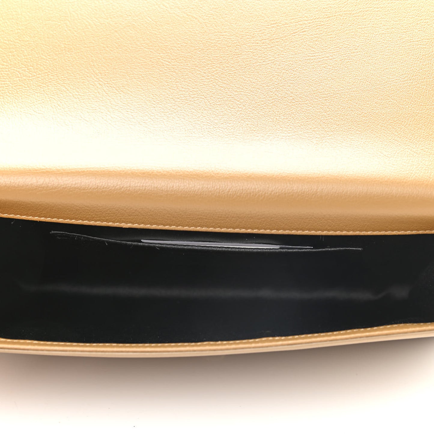 Calfskin Large Belle De Jour Clutch Beige