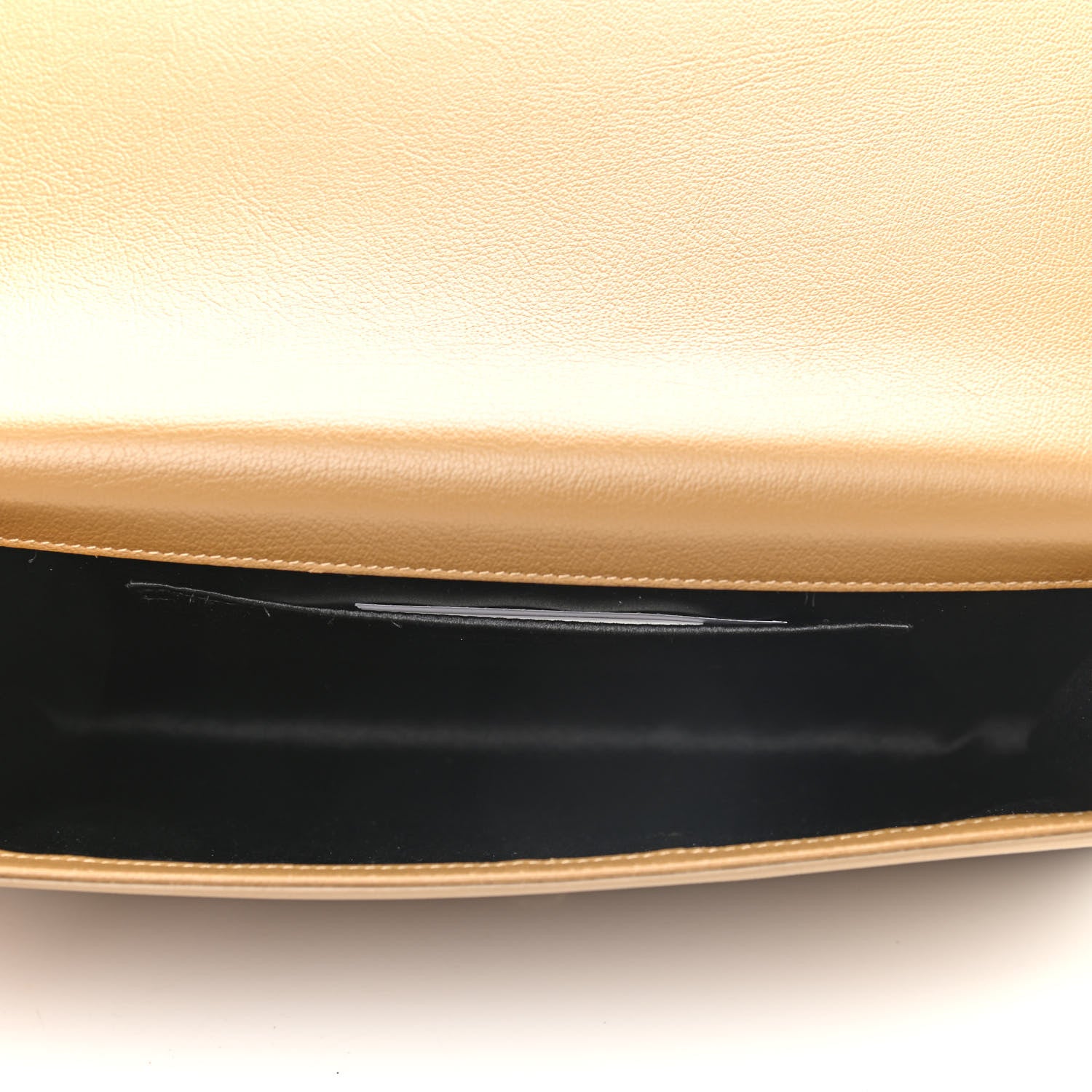 Saint Laurent Calfskin Large Belle De Jour Clutch Beige 4 of 8