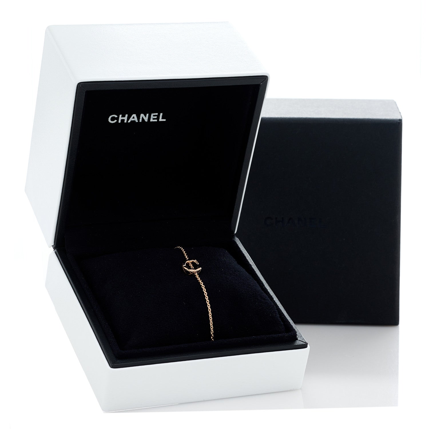 Chanel 18K Beige Gold Coco Bracelet 4 of 4