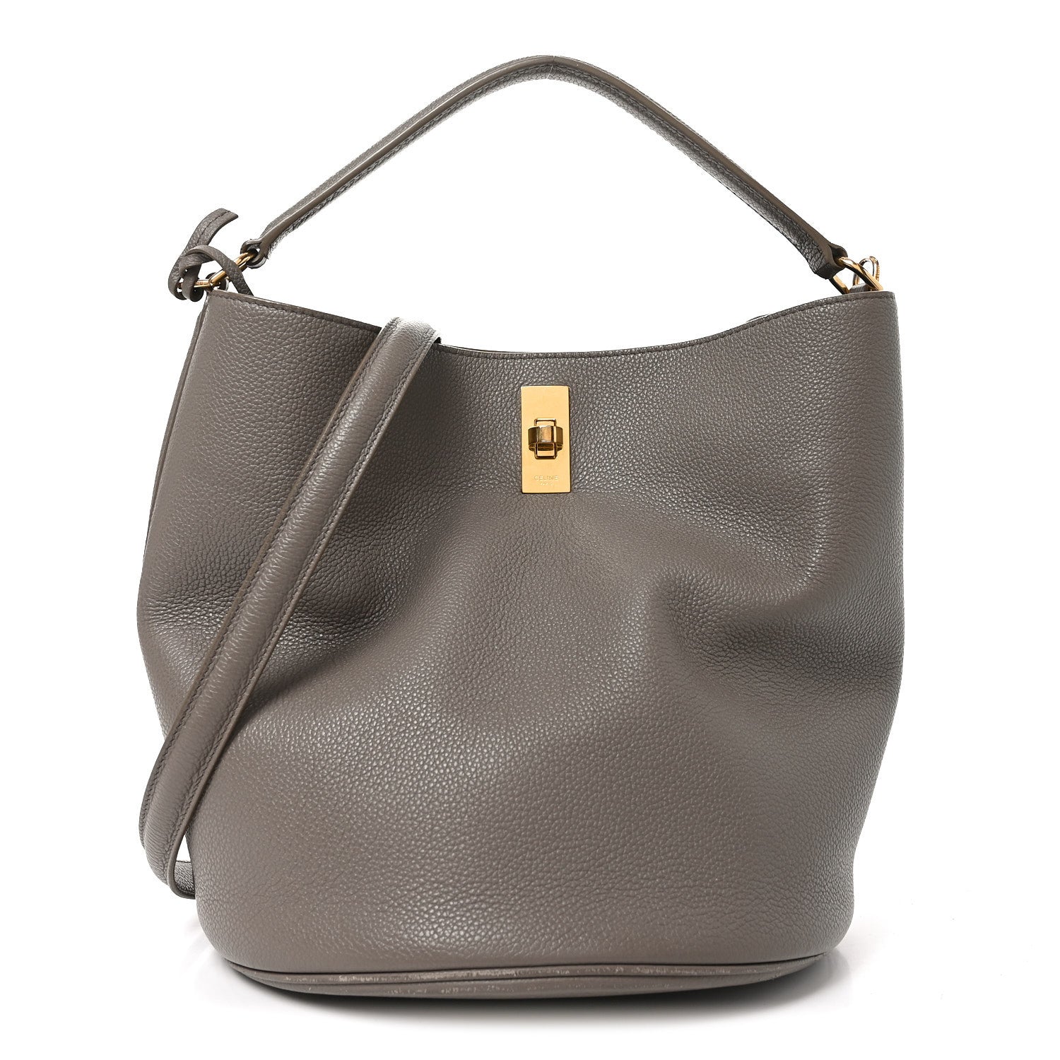 Celine Supple Grained Calfskin Bucket 16 Bag Pebble 1 of 11