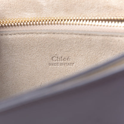 Chloe Goatskin Smooth Calfskin Medium Faye Shoulder Bag Brown Purple 7 of 13