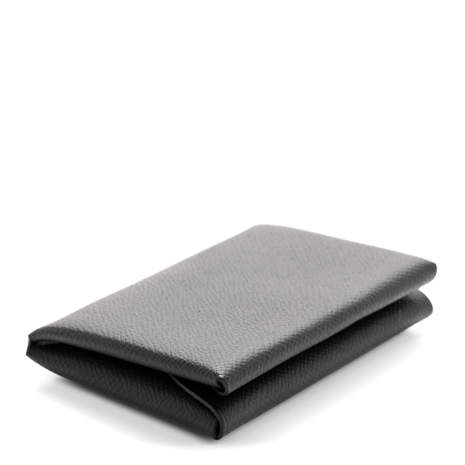 Hermes Epsom Calvi Duo Card Case Black 8 of 16