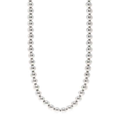 Tiffany Sterling Silver 10mm Hardwear Ball Necklace 36" 1 of 4