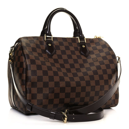 Louis Vuitton Damier Ebene Speedy Bandouliere 30 3 of 12