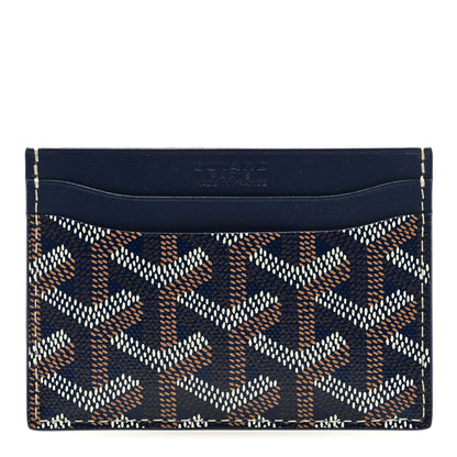 Goyard Goyardine Saint Sulpice Card Holder Navy 1 of 6