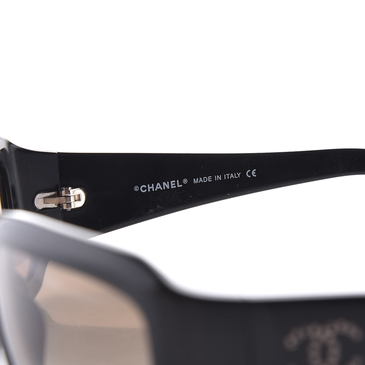 Chanel Crystal CC Sunglasses 5064 Black 5 of 9