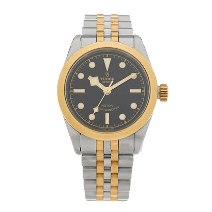 TUDOR Stainless Steel 18K Yellow Gold 32mm Black Bay Automatic Watch Black 79583 1 of 4