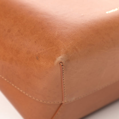 Mansur Gavriel Vegetable Tanned Calfskin Mini Bucket Bag Cammello Natural 9 of 18
