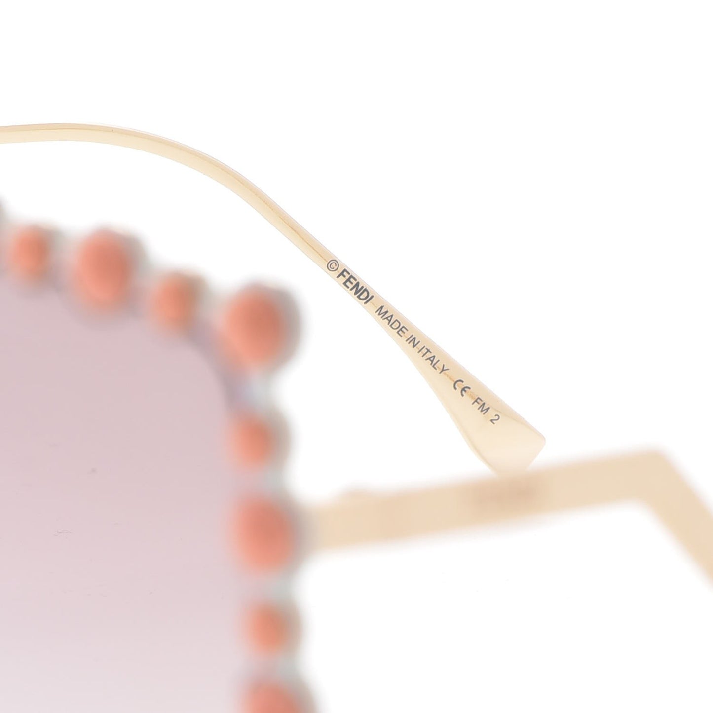 Square Dots Sunglasses FF 0259/S Gold