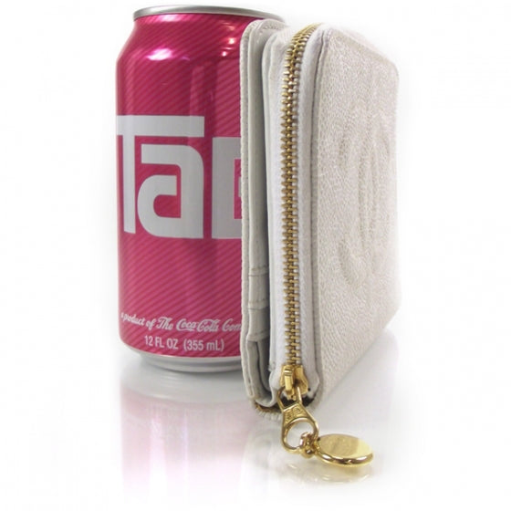Caviar French Wallet White