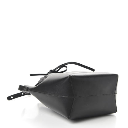 Mansur Gavriel Calfskin Mini Bucket Bag Black Flamma 4 of 9