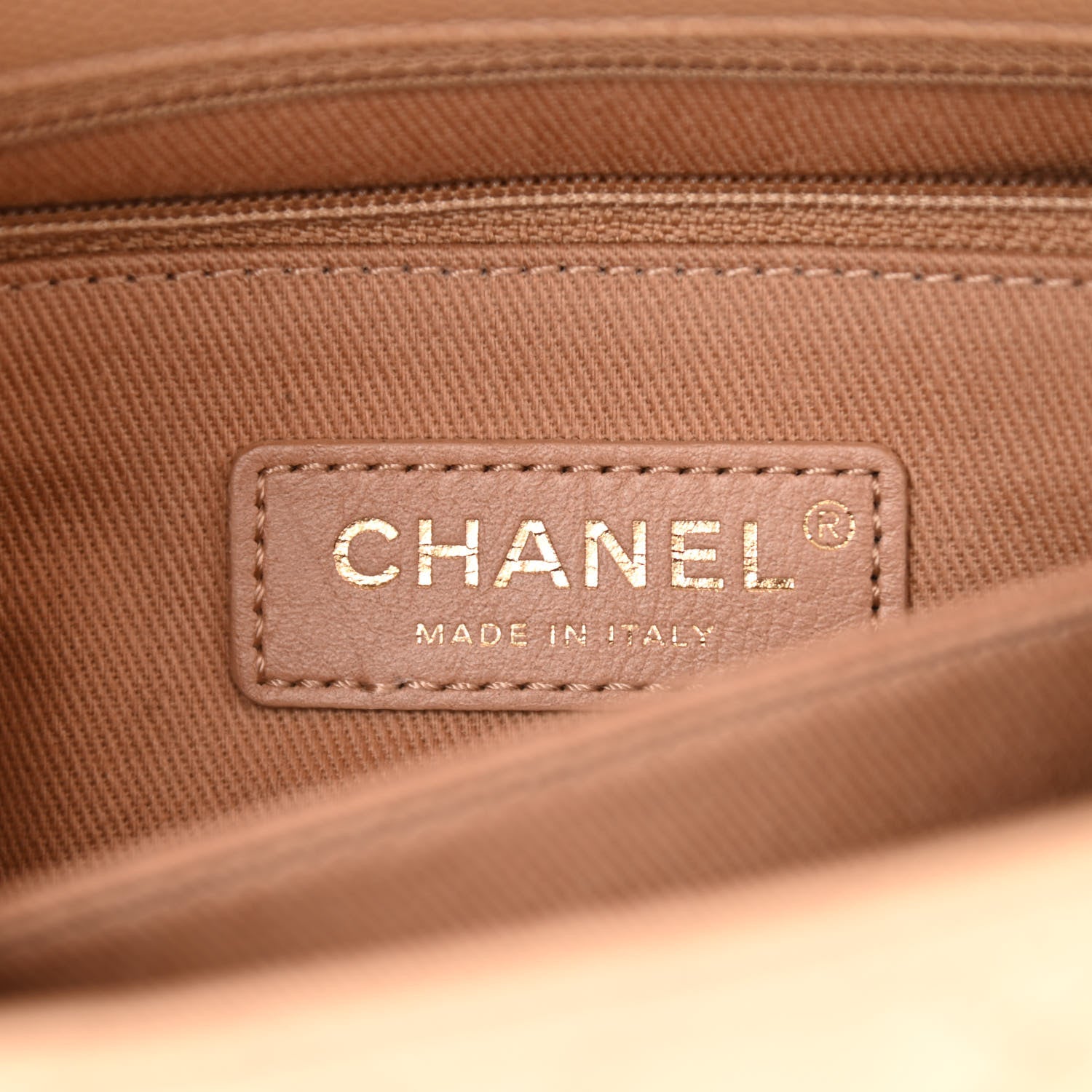 Chanel Caviar Quilted Mini Coco Handle Flap Beige 6 of 10