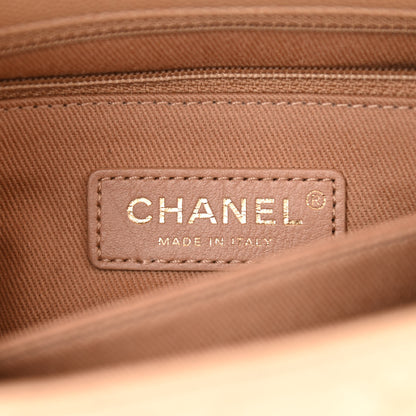 Chanel Caviar Quilted Mini Coco Handle Flap Beige 6 of 10