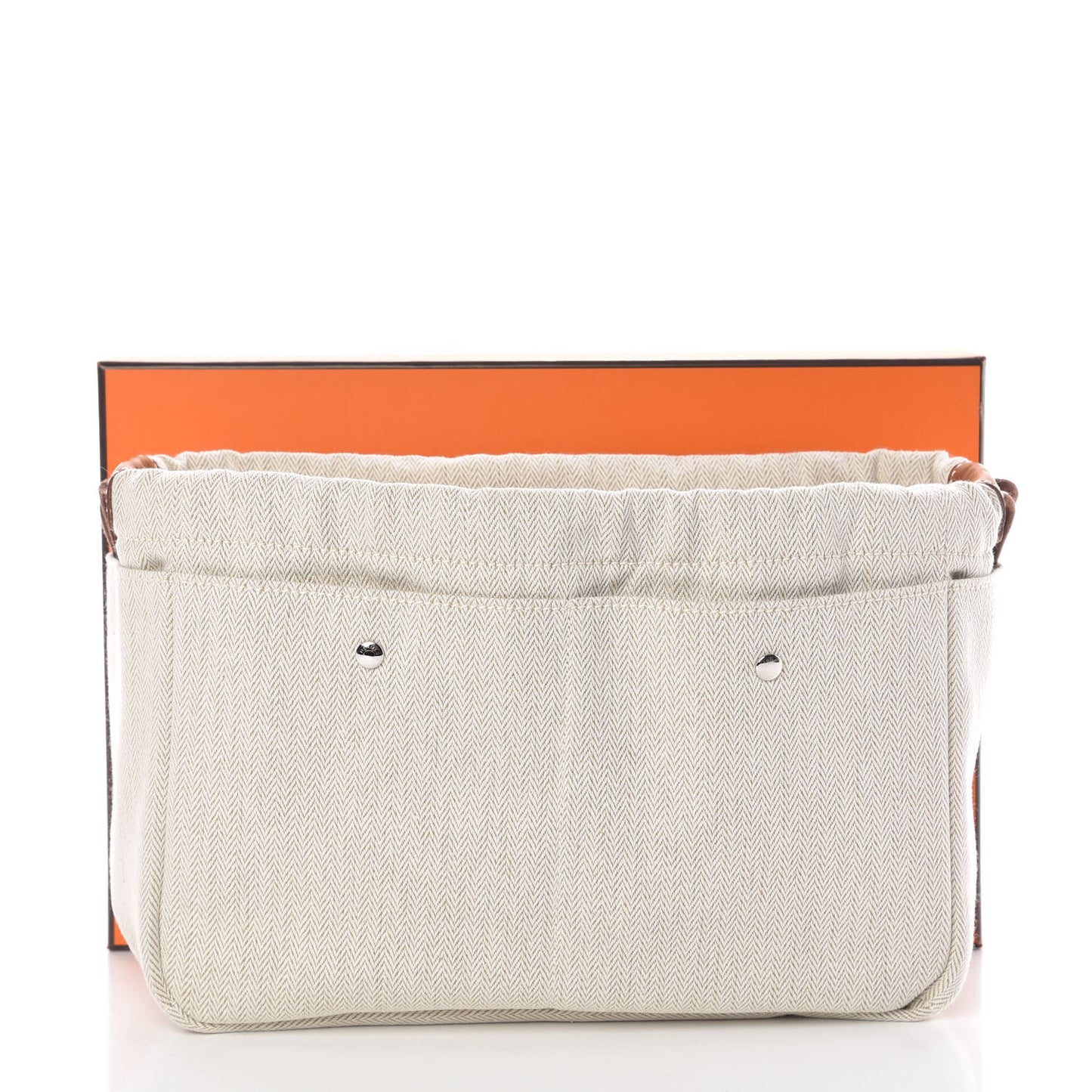 Canvas Barenia Fourbi 25 MM Pouch Naturel Fauve