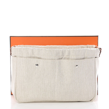 Hermes Canvas Barenia Fourbi 25 MM Pouch Naturel Fauve 10 of 10