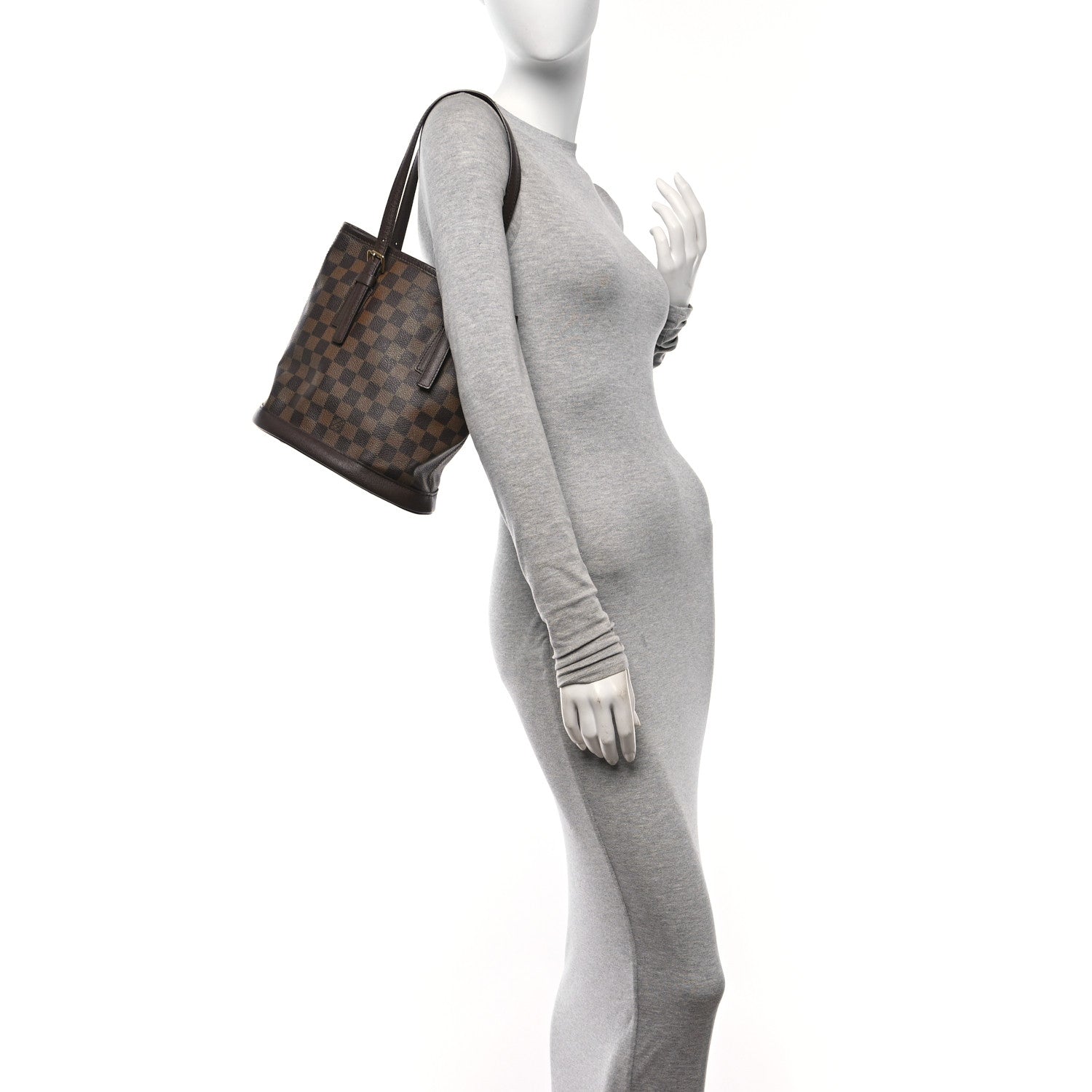 Louis Vuitton Damier Ebene Marais Bucket 23 2 of 9