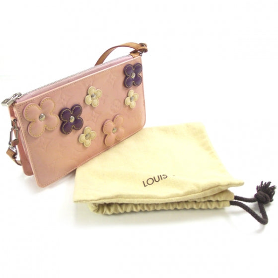Louis Vuitton Vernis Lexington Fleurs Pochette Pink 3 of 11