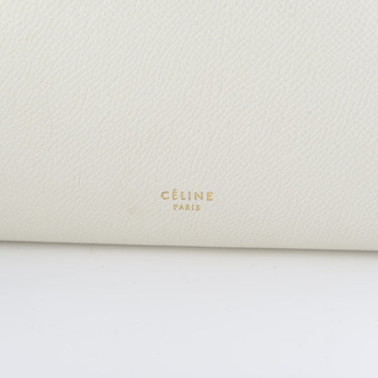 Celine Grained Calfskin Micro Belt Bag White 5 of 12