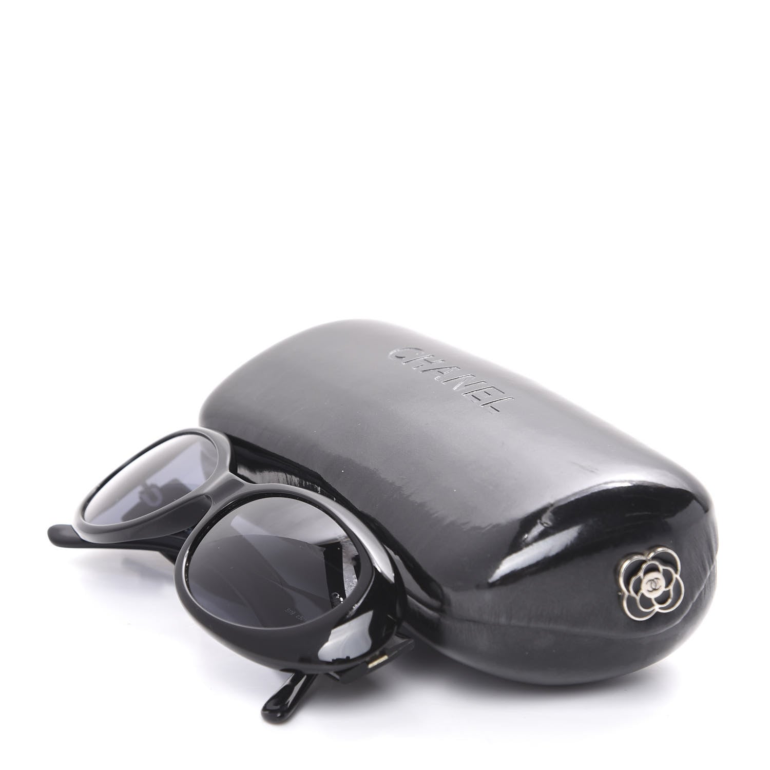 Chanel Logo Sunglasses 5119 Black 8 of 8