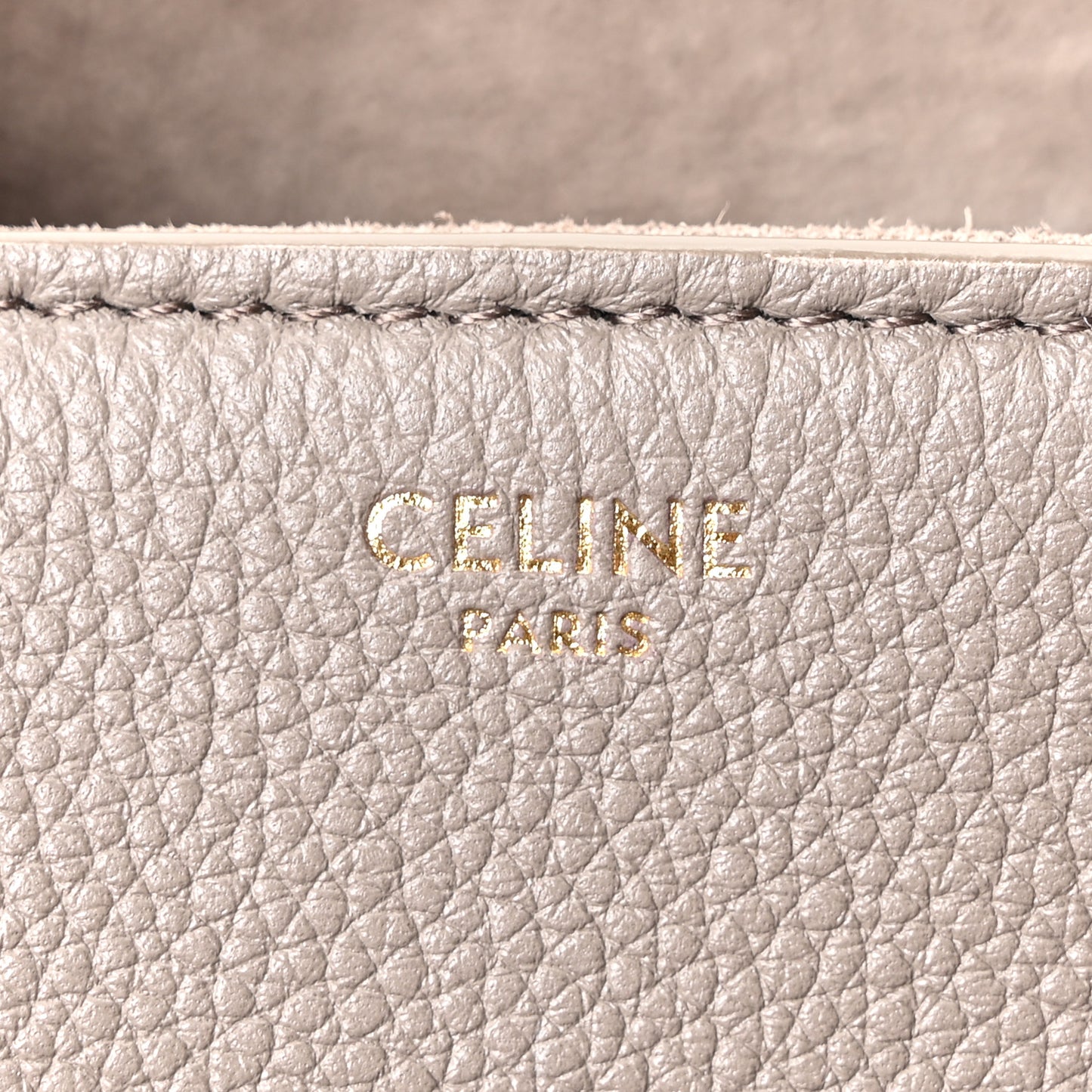 Supple Grained Calfskin Medium Soft 16 Bag Pebble