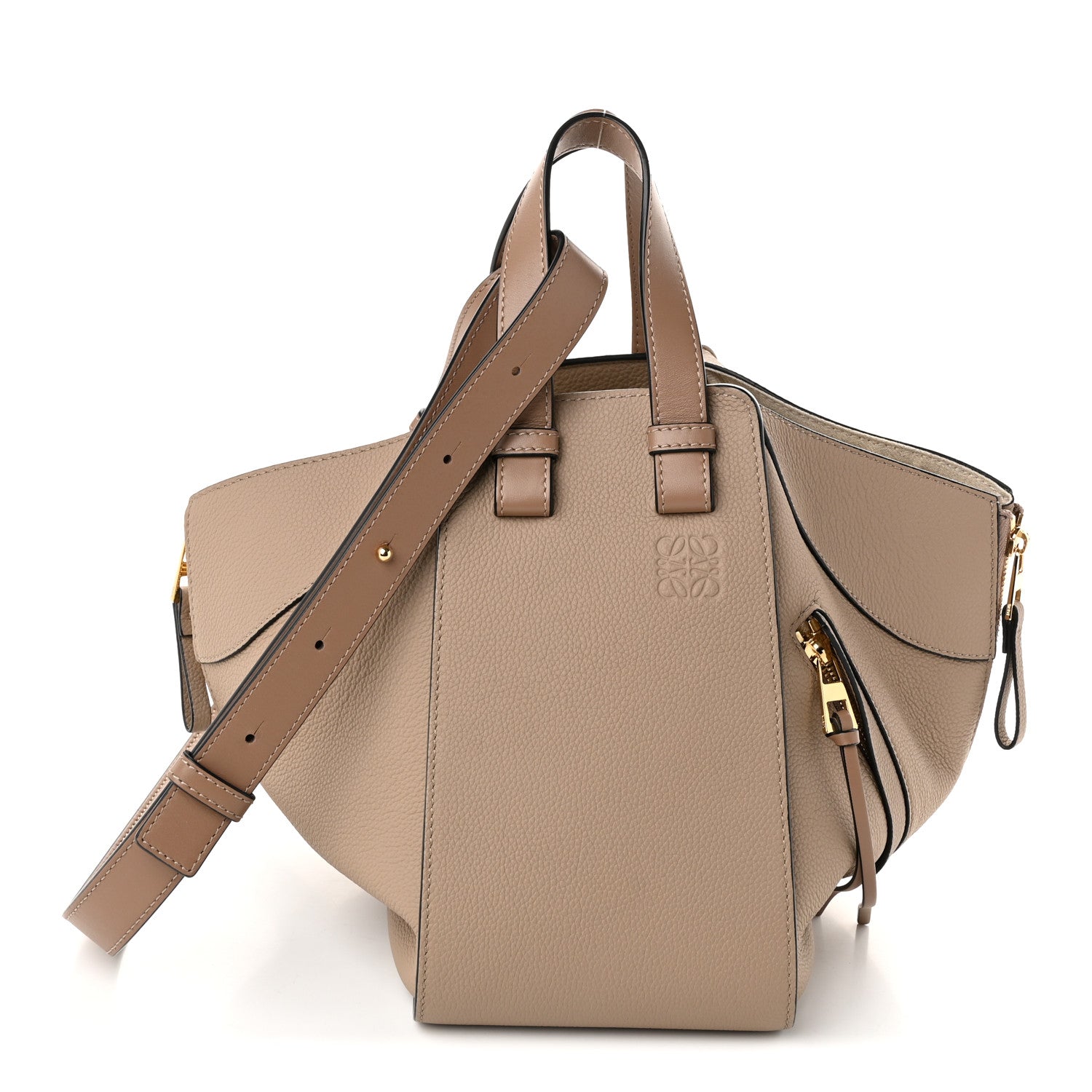 Loewe Grained Calfskin Small Hammock Shoulder Bag Sand 1 of 10