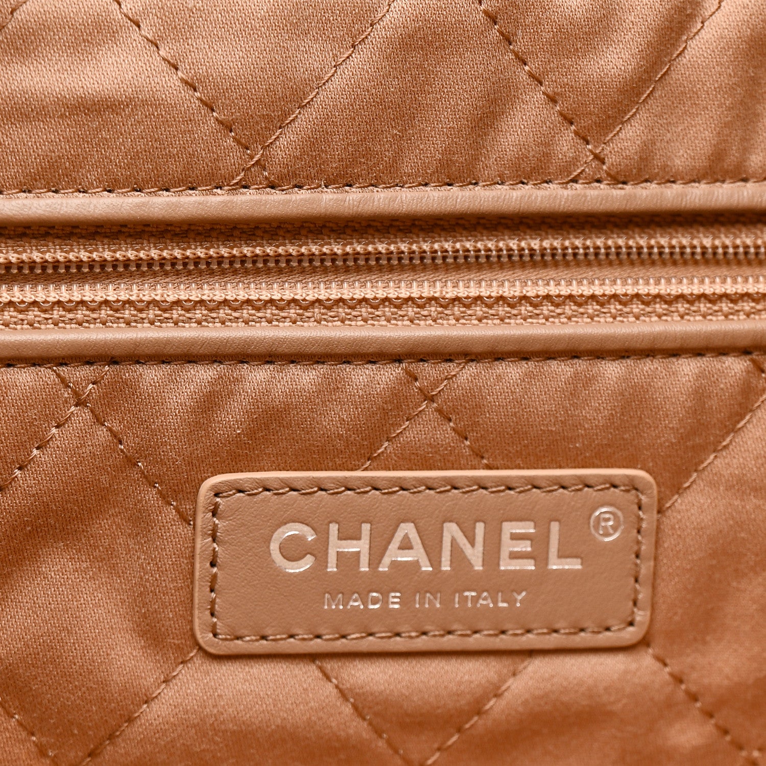 Chanel Shiny Calfskin Quilted Small Chanel 22 Beige 7 of 11