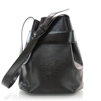 Louis Vuitton Epi Sac D'Epaule Black 3 of 7