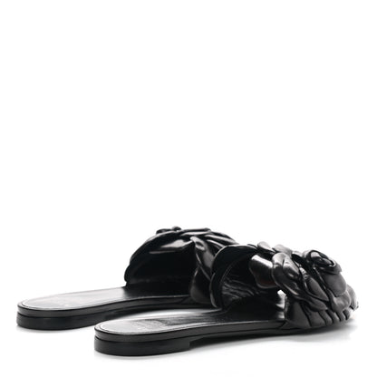 Valentino Garavani Nappa Atelier 03 Rose Edition Slide Sandals 38 Black 4 of 10