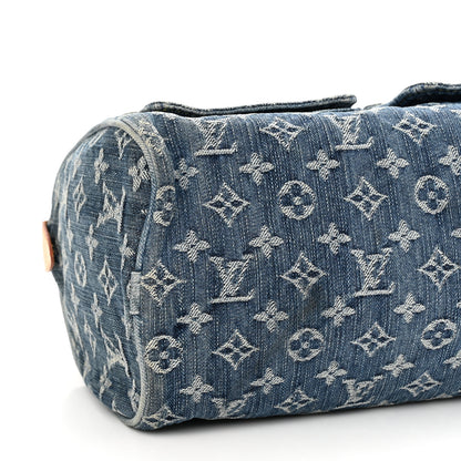 Louis Vuitton Monogram Denim Neo Speedy Blue 8 of 10