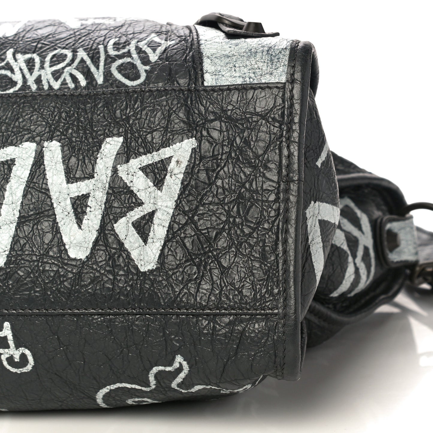 Agneau Arena Graffiti All Over Classic Hardware City Gris Fossile White