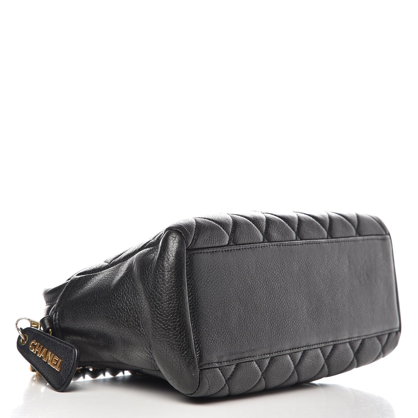 Caviar Quilted Camera Case Navy