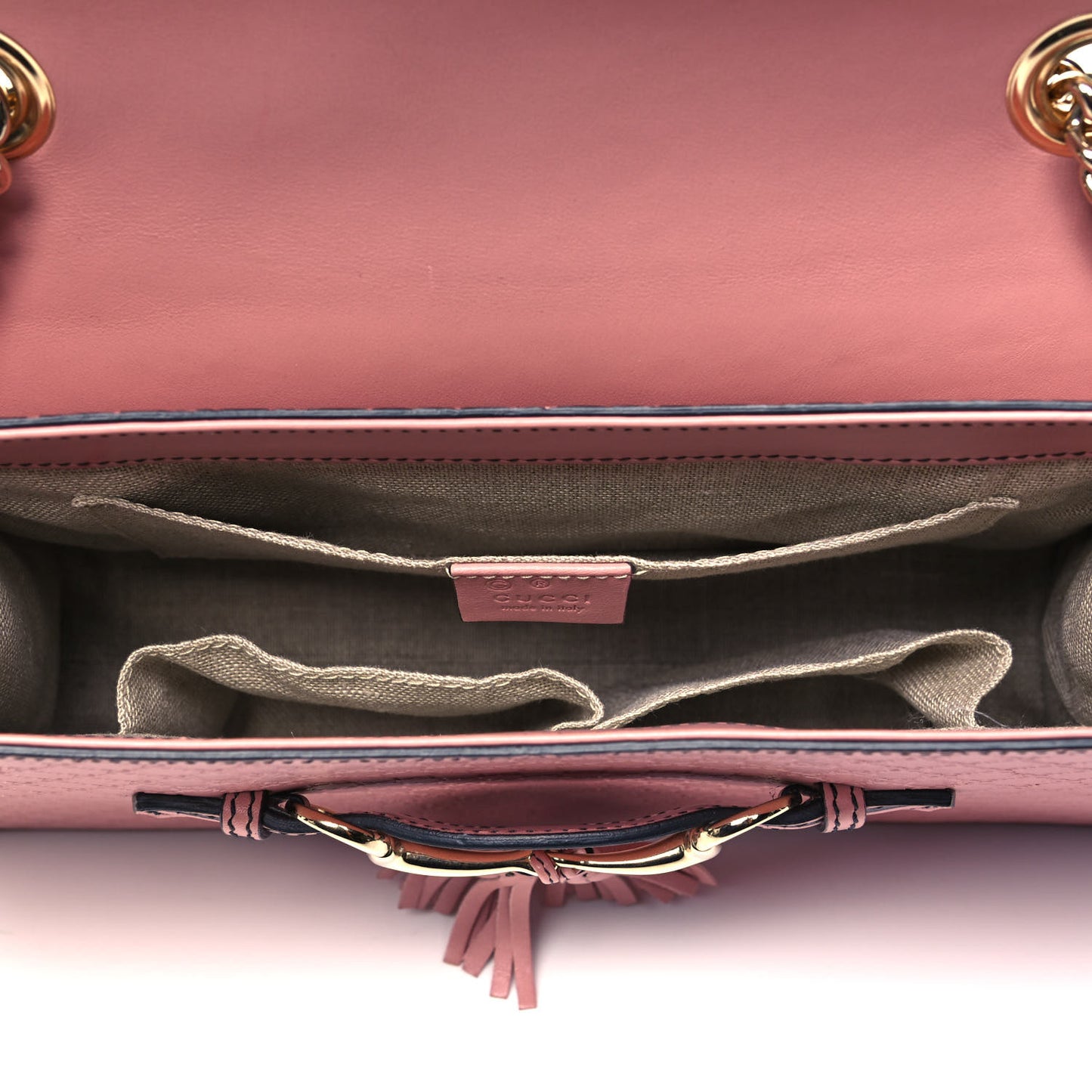 Microguccissima Medium Emily Chain Shoulder Bag Soft Pink