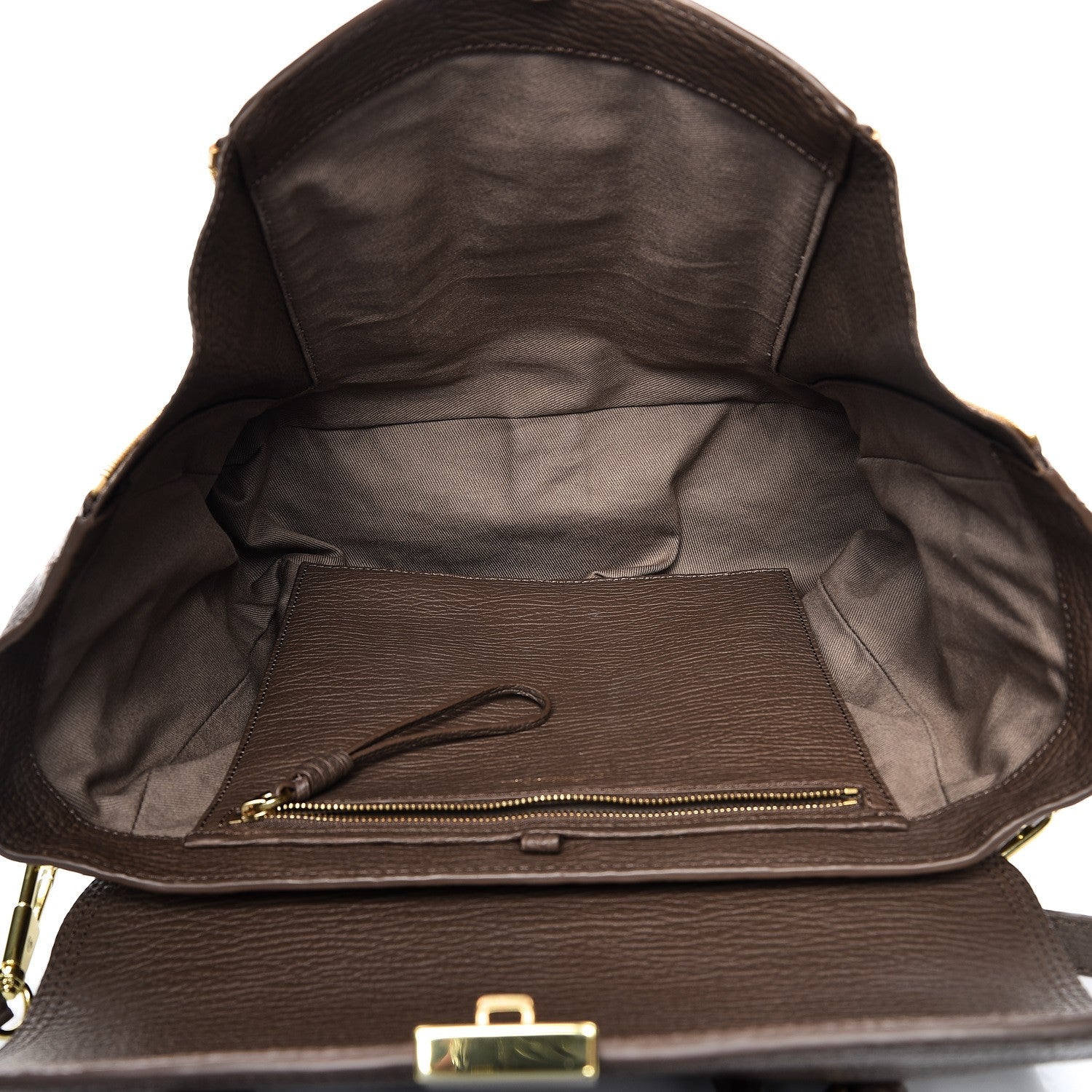 3.1 Phillip Lim 3.1 Textured Calfskin Medium Pashli Satchel Taupe 6 of 8