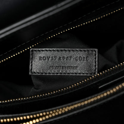 Saint Laurent Calfskin Y Quilted Monogram Large Loulou Chain Satchel Black 7 of 11