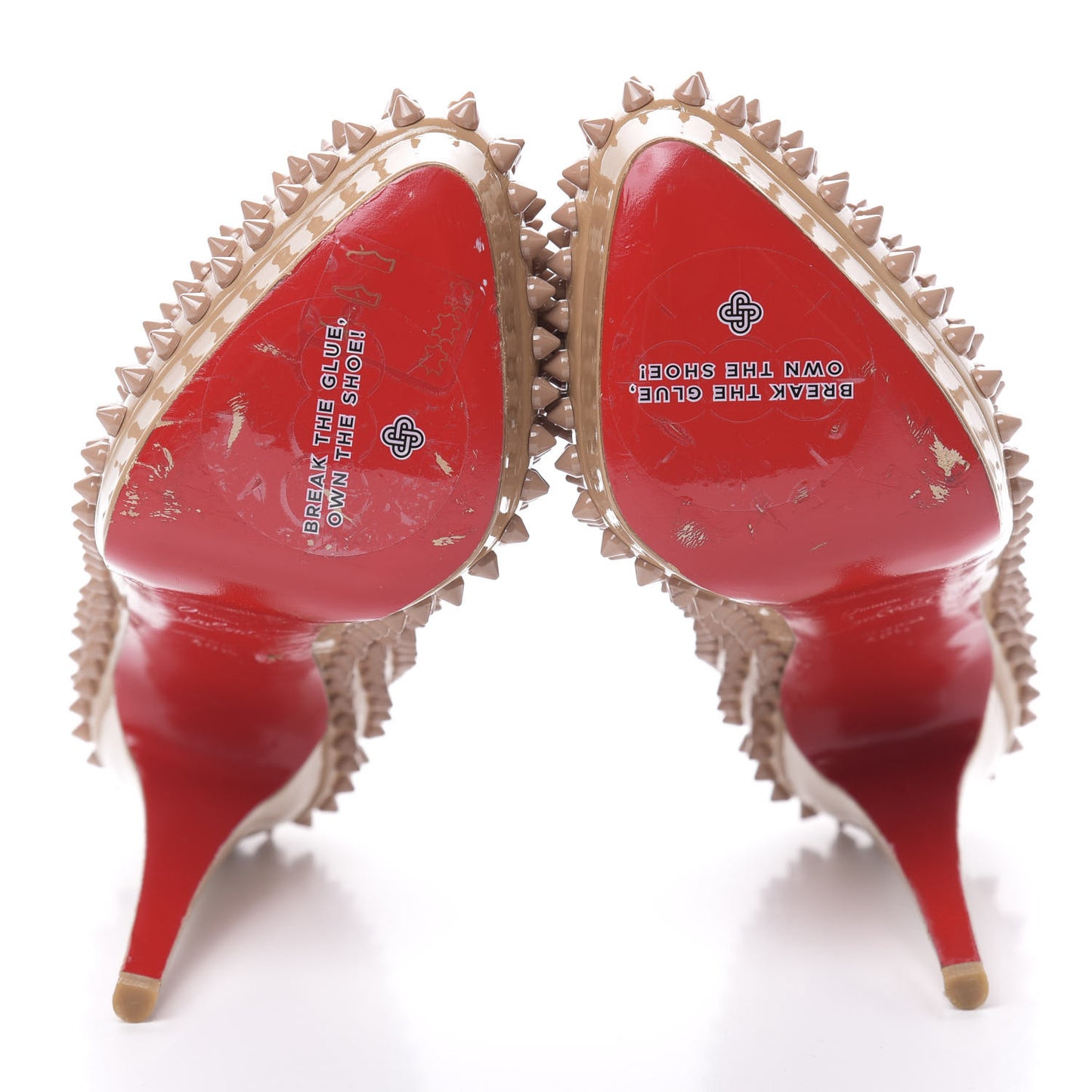 Patent Alti Spikes 140 Pumps 40.5 Nude