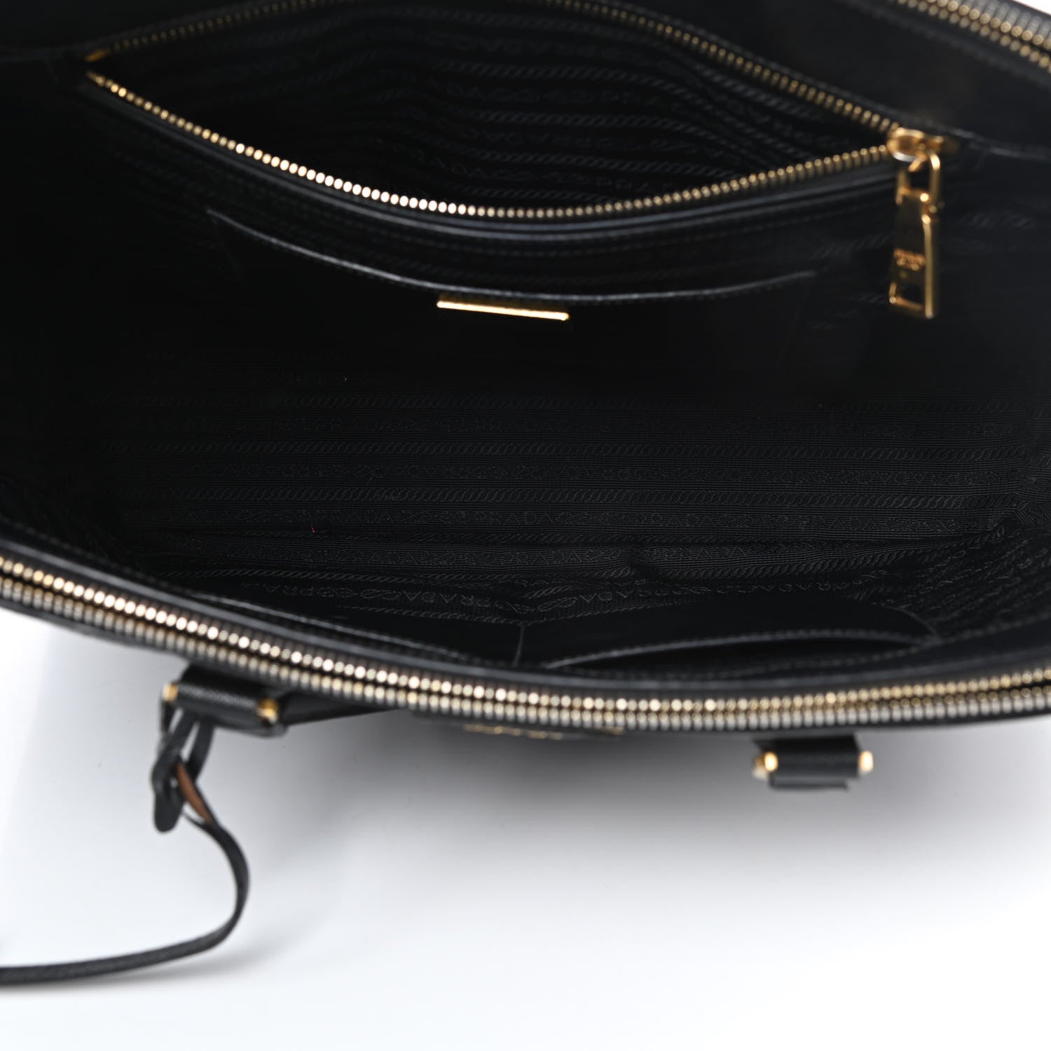 Prada Saffiano Large Galleria Double Zip Tote Black 6 of 23